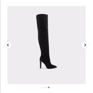 Brand new Aldo Mylla over the knee black boots size 36